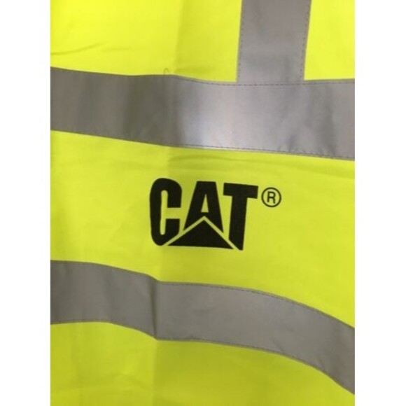 CAT Caterpillar Men's Safety Work Reflective PPE High Visibility Vest Size XXL - Picture 2 of 5